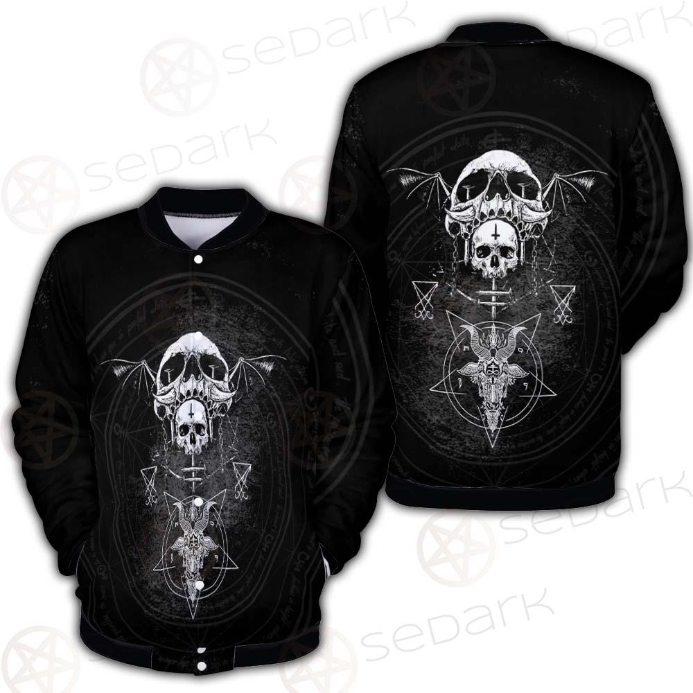 Skull Lucifer Symbol SED-0530 Button Jacket