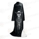 Skull Lucifer Symbol SED-0530 Sleeved Blanket