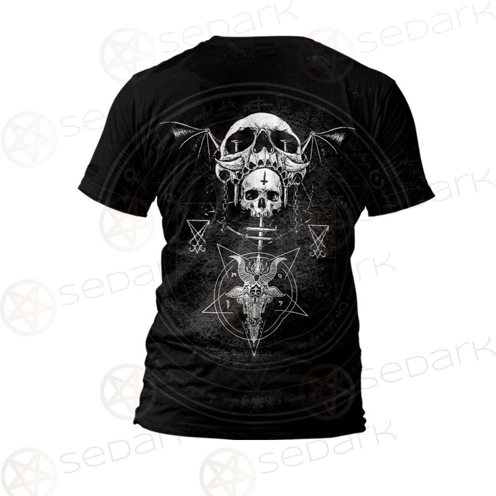 Skull Lucifer Symbol SED-0530 Unisex T-shirt