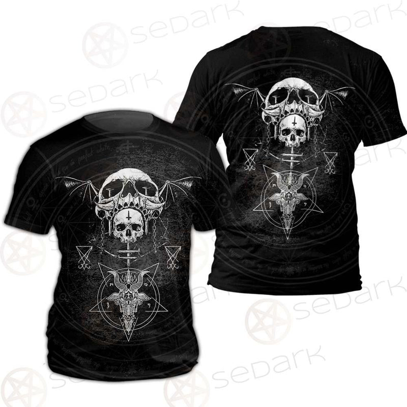 Skull Lucifer Symbol SED-0530 Unisex T-shirt