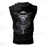 Skull Lucifer Symbol SED-0530 Zip Sleeveless Hoodie