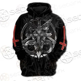Sigil Of Baphomet 666 SED-0531 Hoodie & Zip Hoodie Raglan
