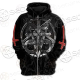 Sigil Of Baphomet 666 SED-0531 Hoodie & Zip Hoodie Raglan