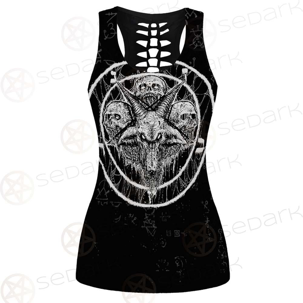 Skull Sigil Of Baphomet SED-0537 Women Tank Top