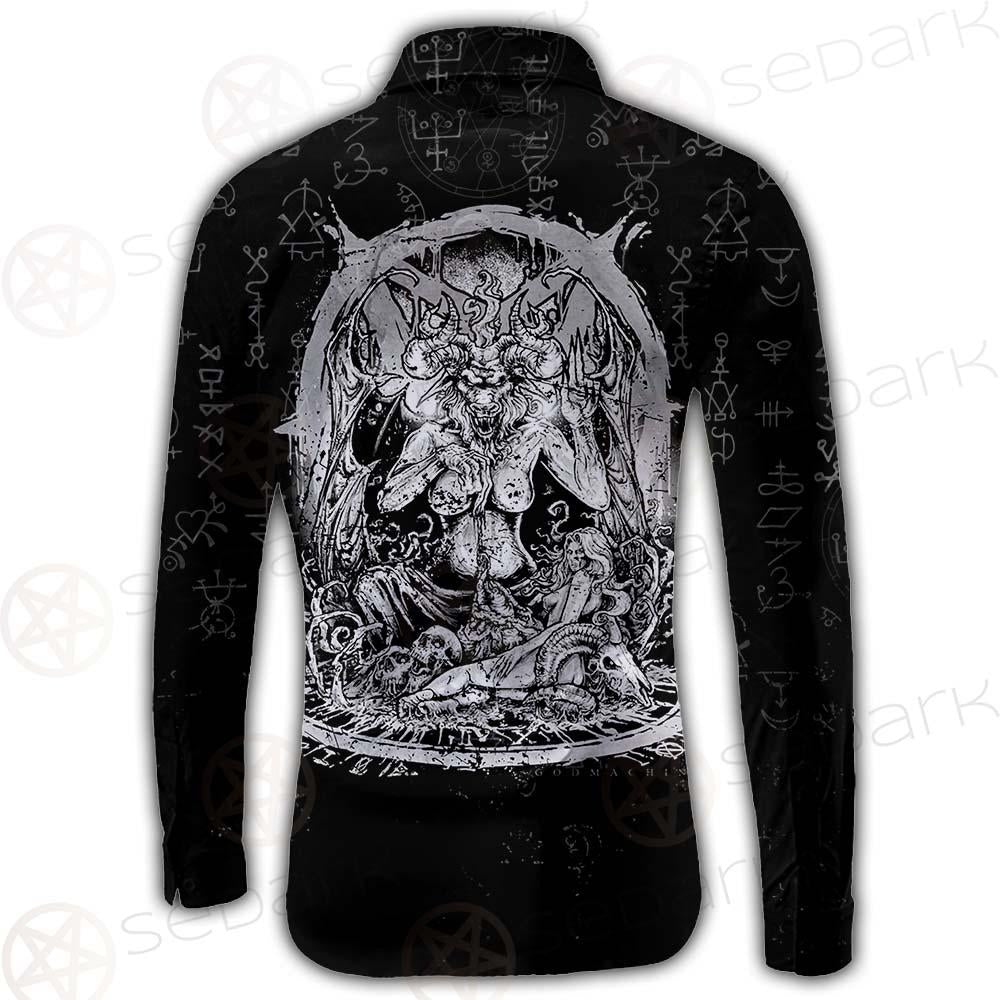 Skull Sigil Of Baphomet SED-0537 Shirt Allover