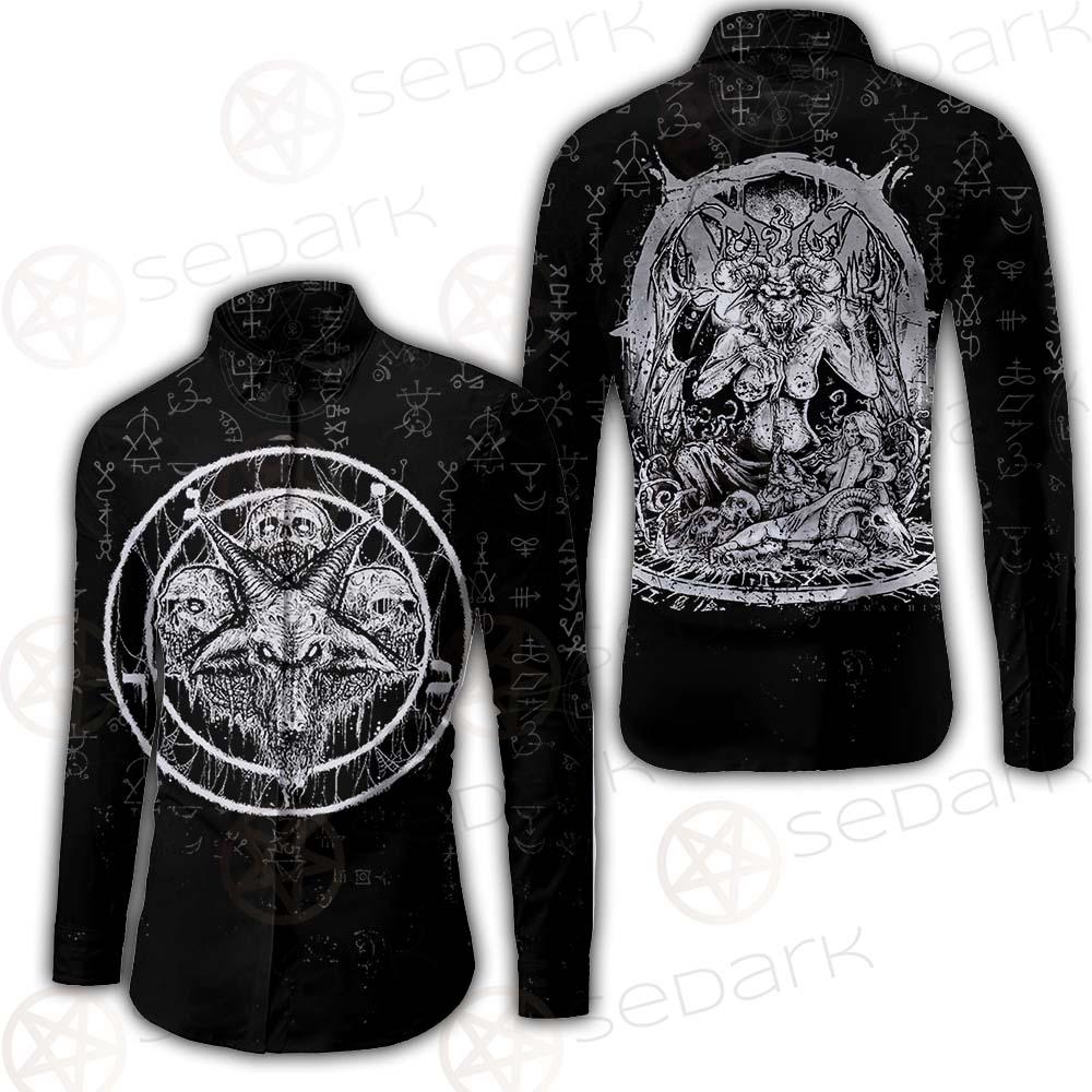 Skull Sigil Of Baphomet SED-0537 Shirt Allover