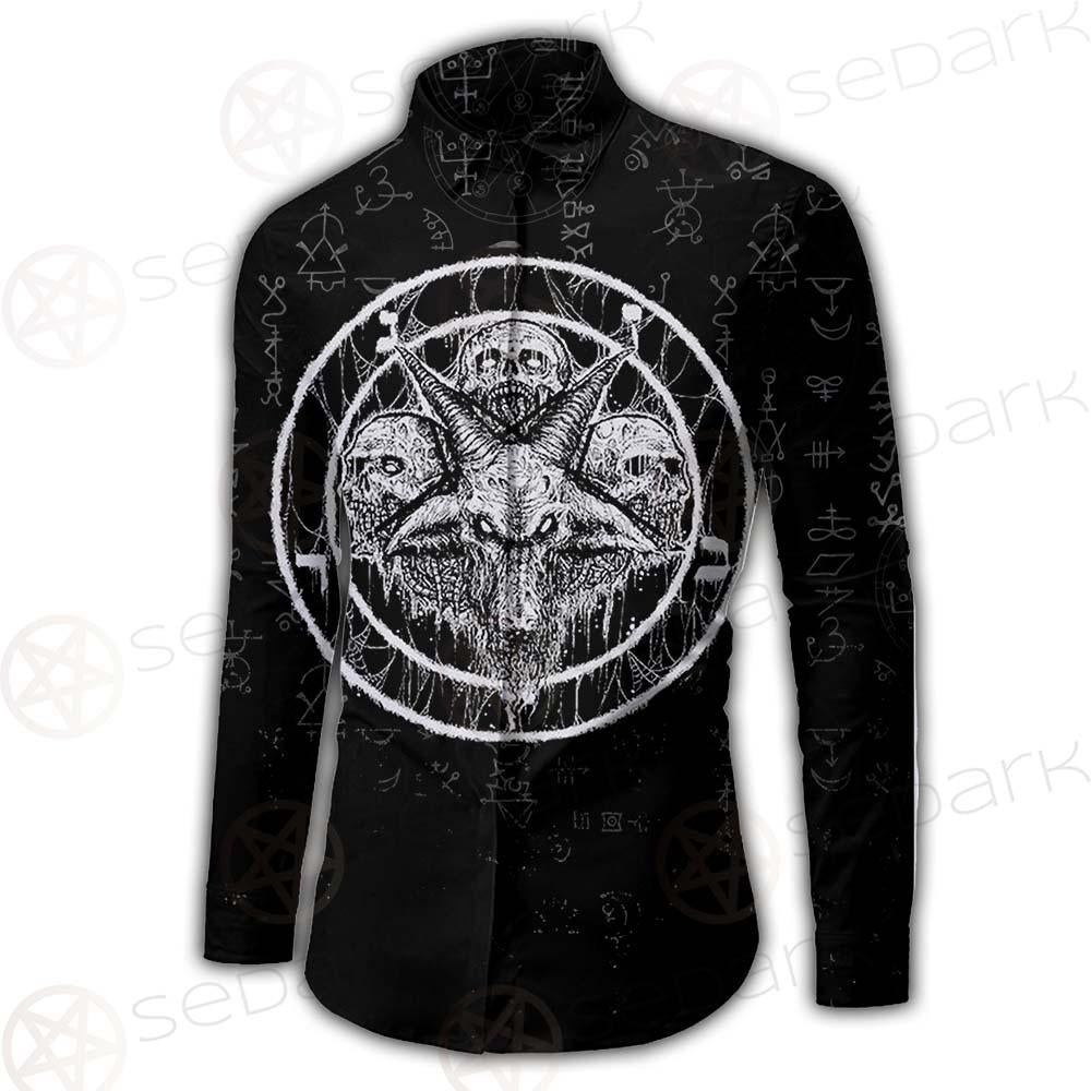 Skull Sigil Of Baphomet SED-0537 Shirt Allover