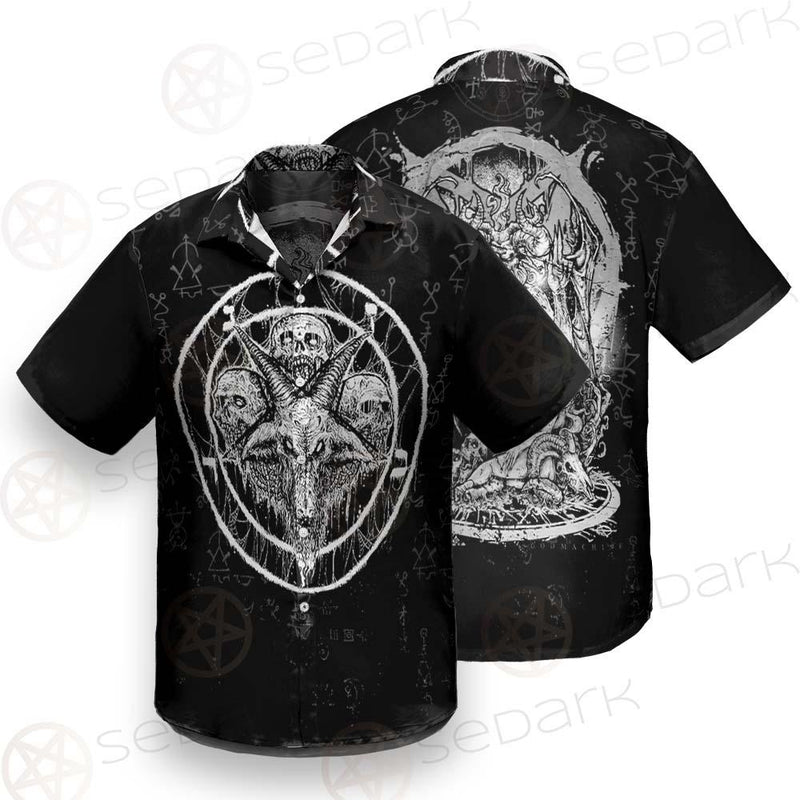 Skull Sigil Of Baphomet SED-0537 Shirt Allover