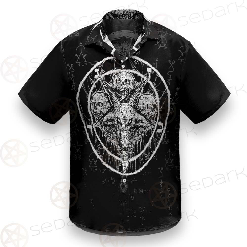 Skull Sigil Of Baphomet SED-0537 Shirt Allover