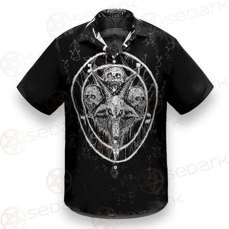 Skull Sigil Of Baphomet SED-0537 Shirt Allover