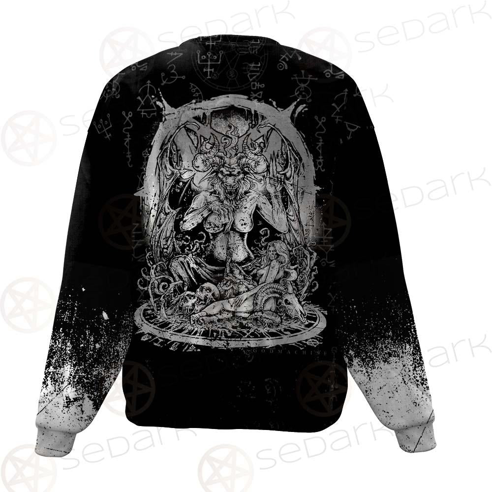 Skull Sigil Of Baphomet SED-0537 Unisex Sweatshirt