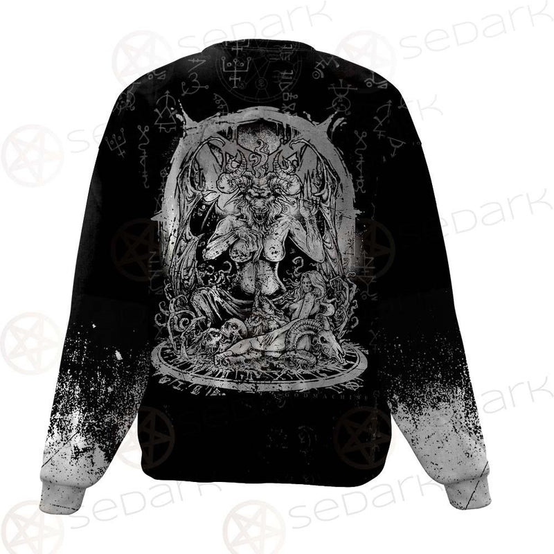 Skull Sigil Of Baphomet SED-0537 Unisex Sweatshirt
