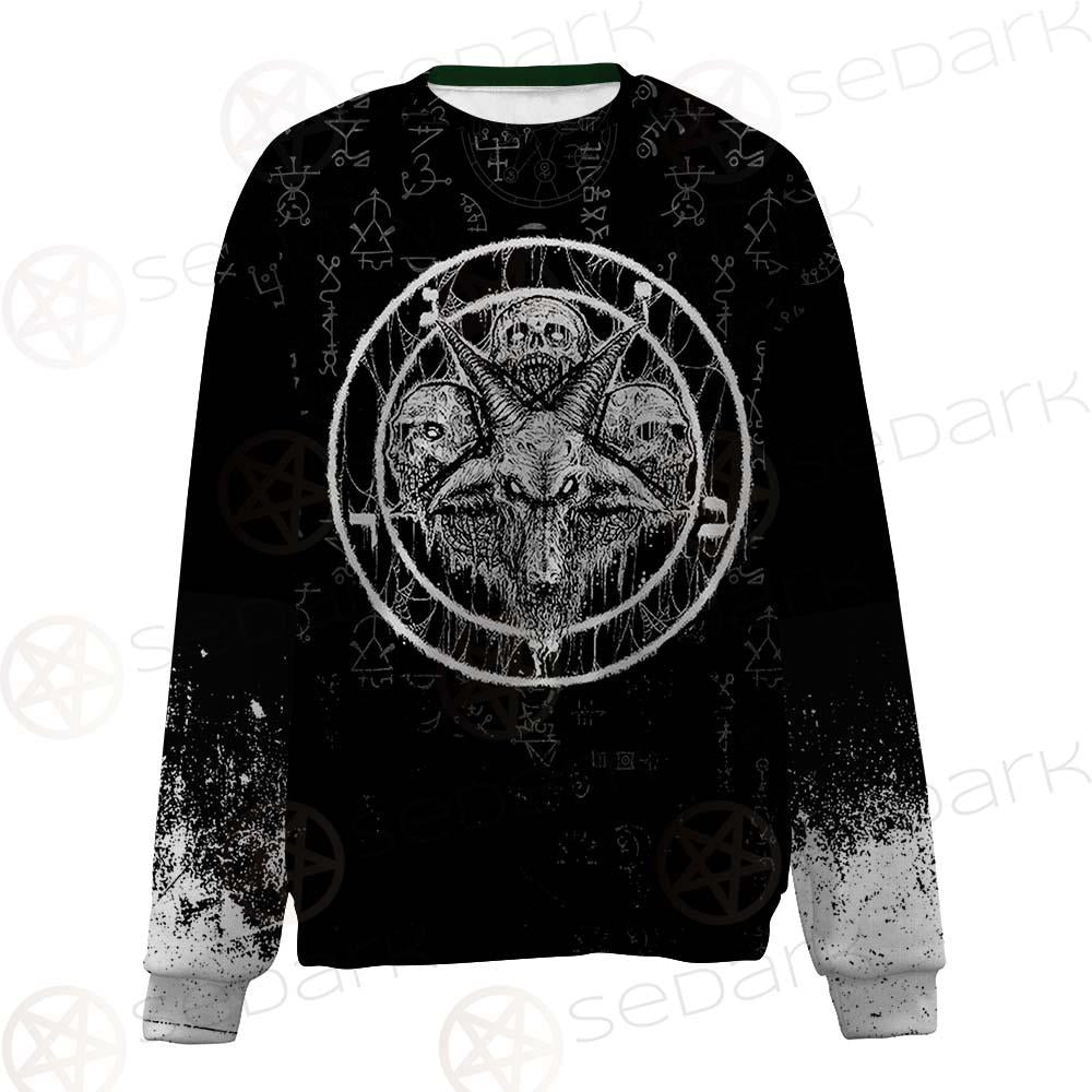 Skull Sigil Of Baphomet SED-0537 Unisex Sweatshirt
