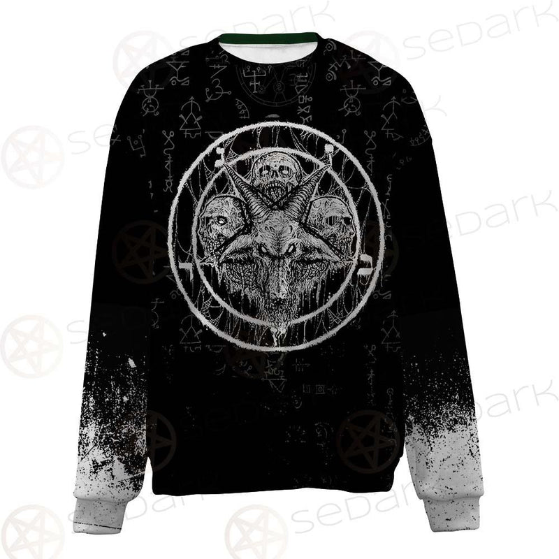 Skull Sigil Of Baphomet SED-0537 Unisex Sweatshirt