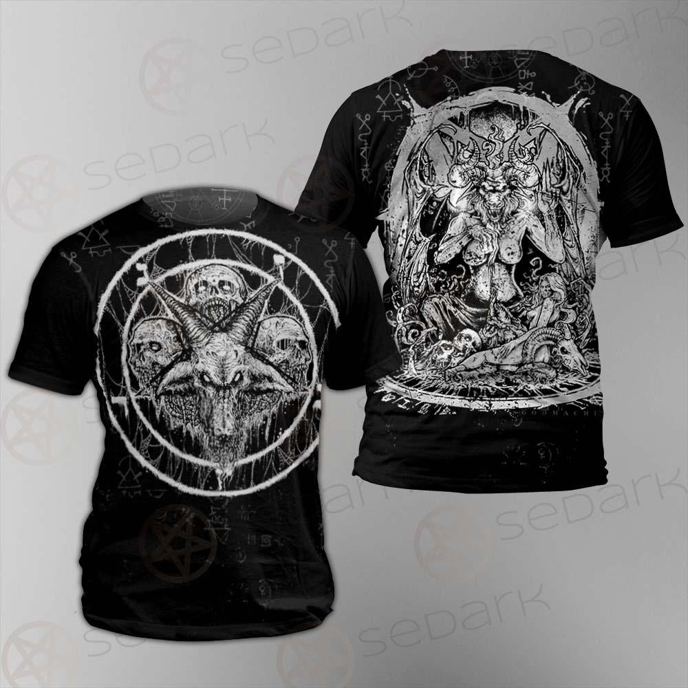 Skull Sigil Of Baphomet SED-0537 Unisex T-shirt