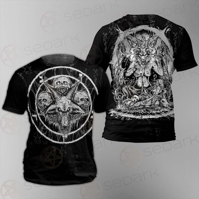 Skull Sigil Of Baphomet SED-0537 Unisex T-shirt