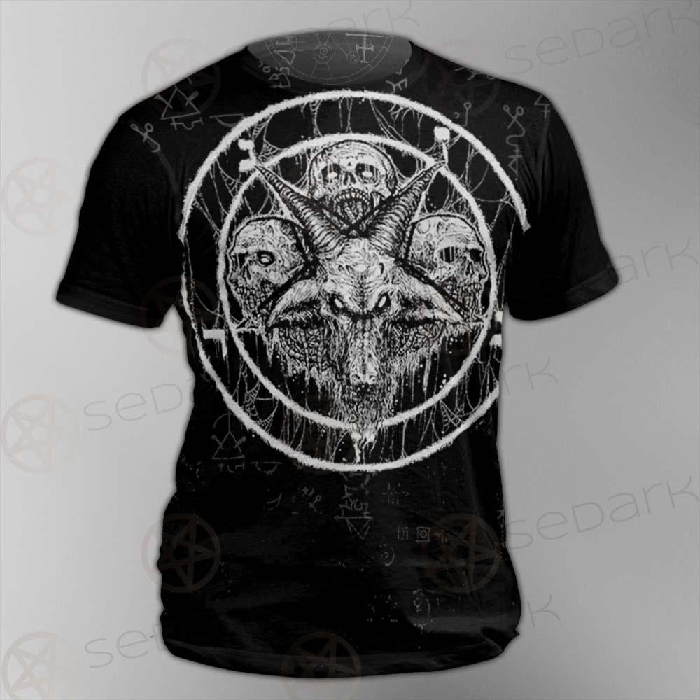 Skull Sigil Of Baphomet SED-0537 Unisex T-shirt