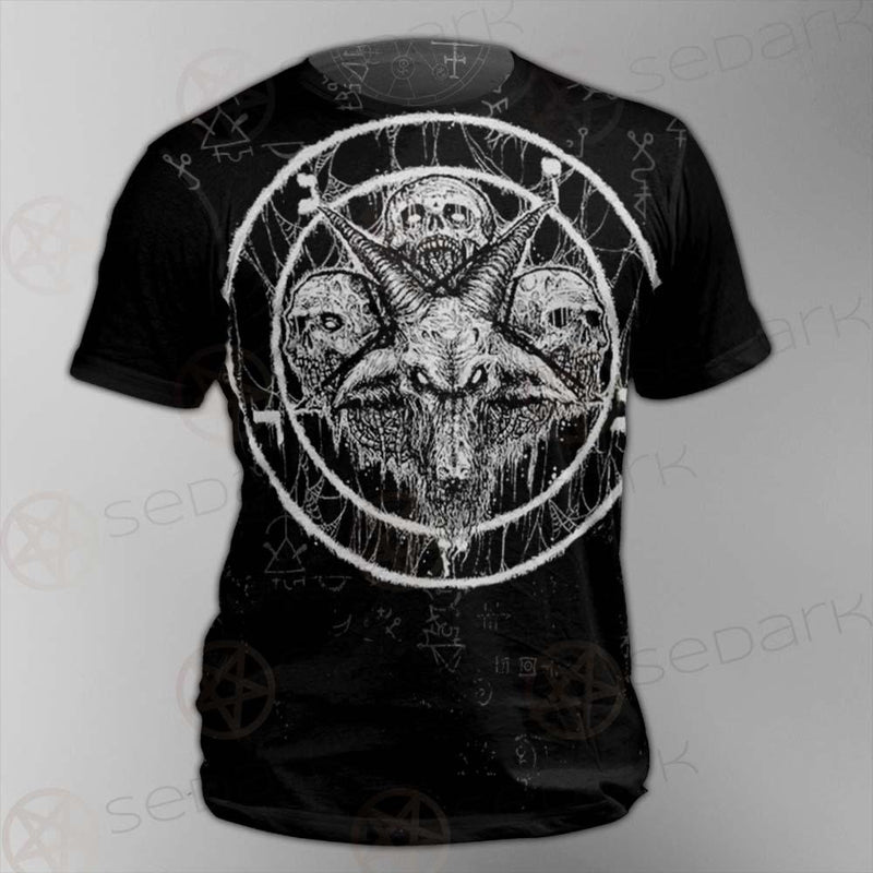 Skull Sigil Of Baphomet SED-0537 Unisex T-shirt