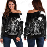 The Wine Of Satan SED-0584 Off Shoulder Sweaters