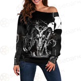 The Wine Of Satan SED-0584 Off Shoulder Sweaters