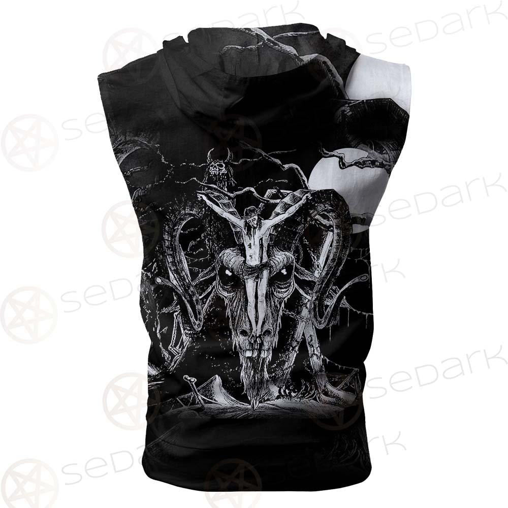 The Wine Of Satan SED-0584 Zip Sleeveless Hoodie