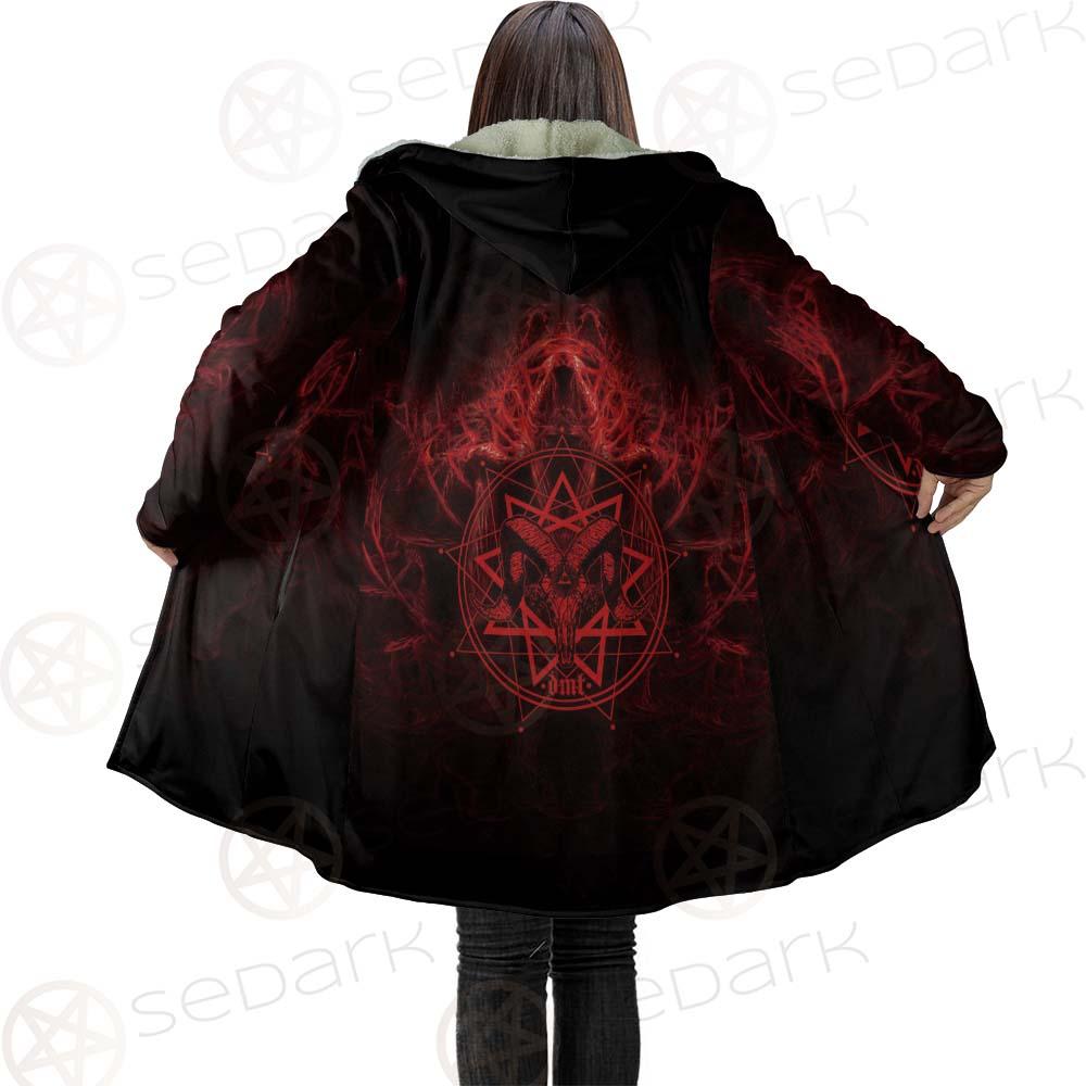 Satanic Burning Fire Flame SED-0585 Cloak