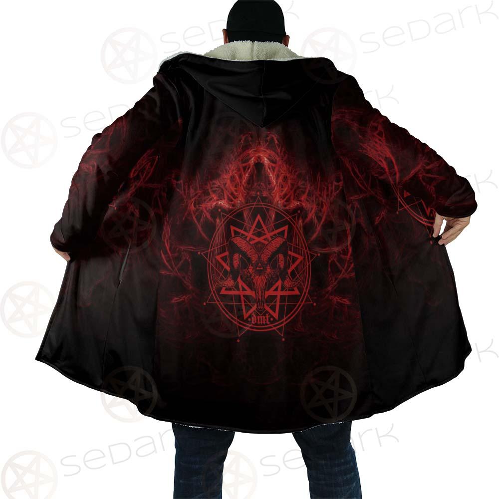 Satanic Burning Fire Flame SED-0585 Cloak