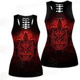 Satanic Burning Fire Flame SED-0585 Women Tank Top