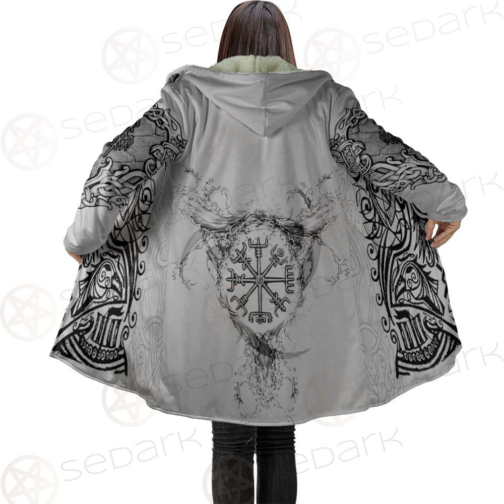 Viking Protection Rune Pattern SED-0587 Cloak