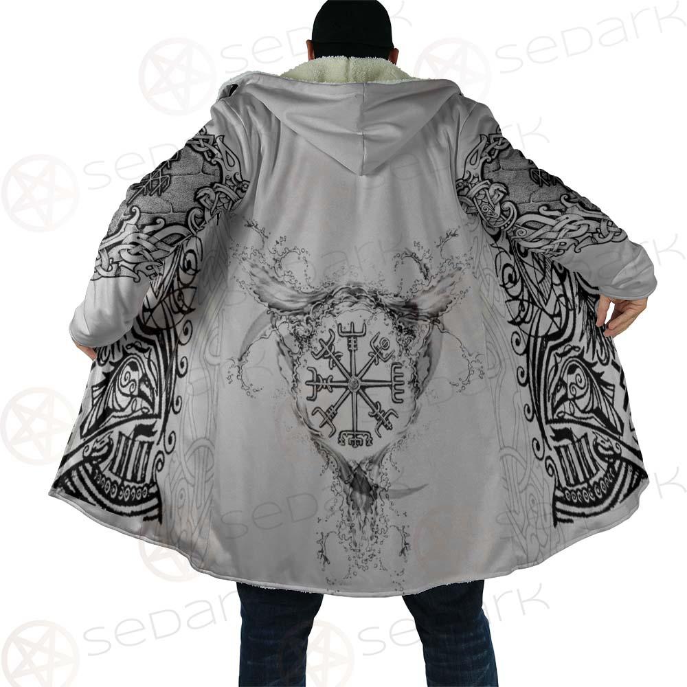 Viking Protection Rune Pattern SED-0587 Cloak