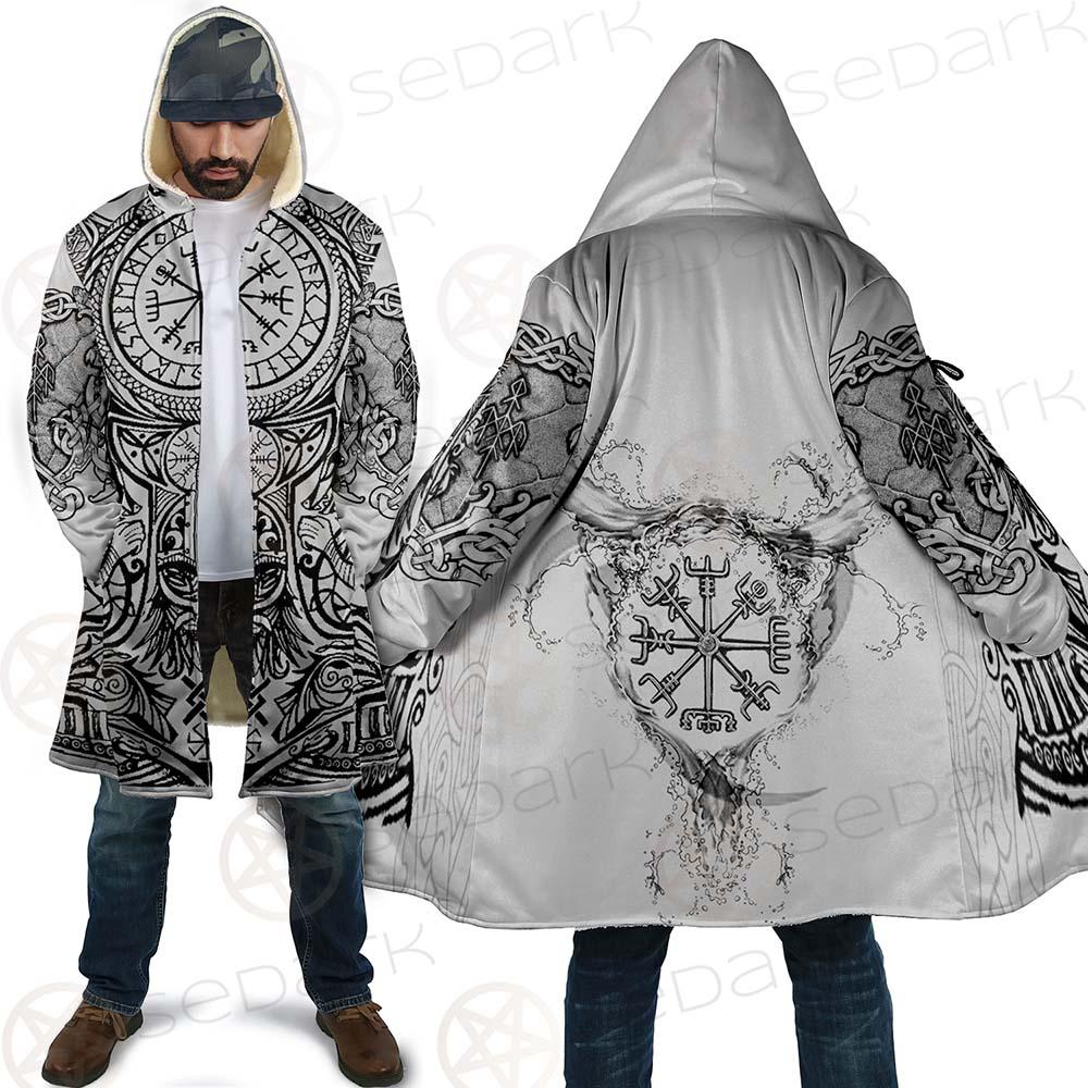 Viking Protection Rune Pattern SED-0587 Cloak