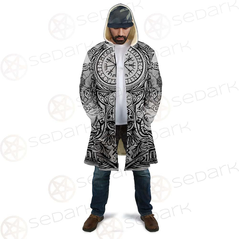 Viking Protection Rune Pattern SED-0587 Cloak