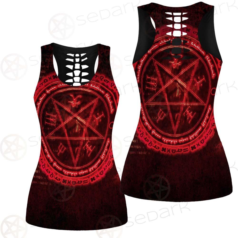 Satanic Red Art SED-0596 Women Tank Top