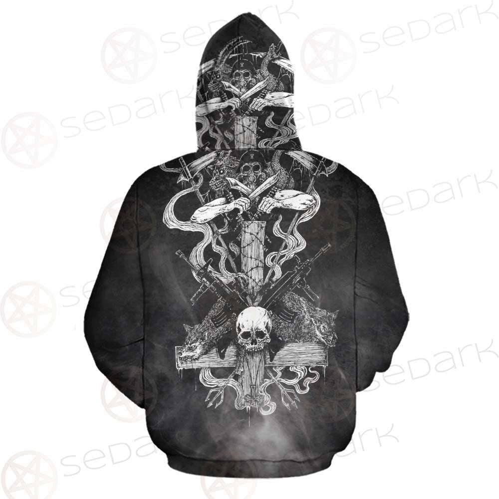 Sigil Of Lucifer 666 SED-0598 Hoodie & Zip Hoodie