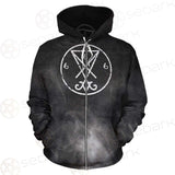Sigil Of Lucifer 666 SED-0598 Hoodie & Zip Hoodie