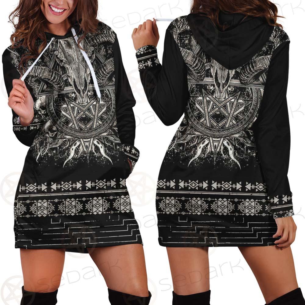 Satanic The Dark Side SED-0599 Hoodie Dress