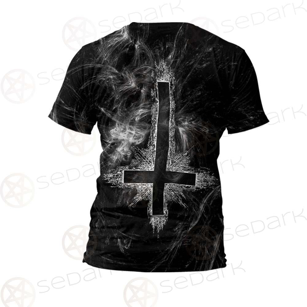 Satanic Goat Head Cross Inverted SED-0605 Unisex T-shirt
