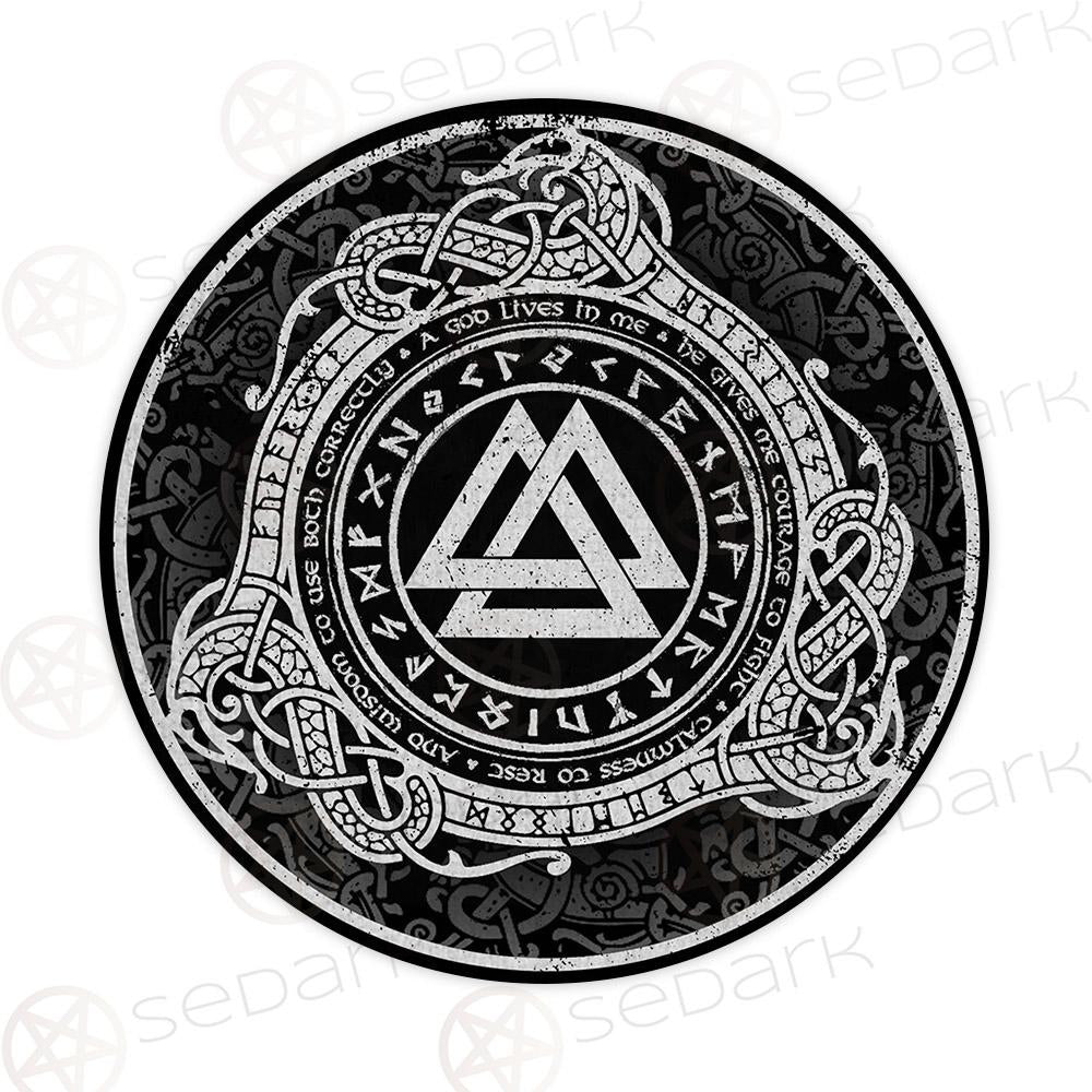 Viking A God Lives In Me SED-0618 Round Carpet