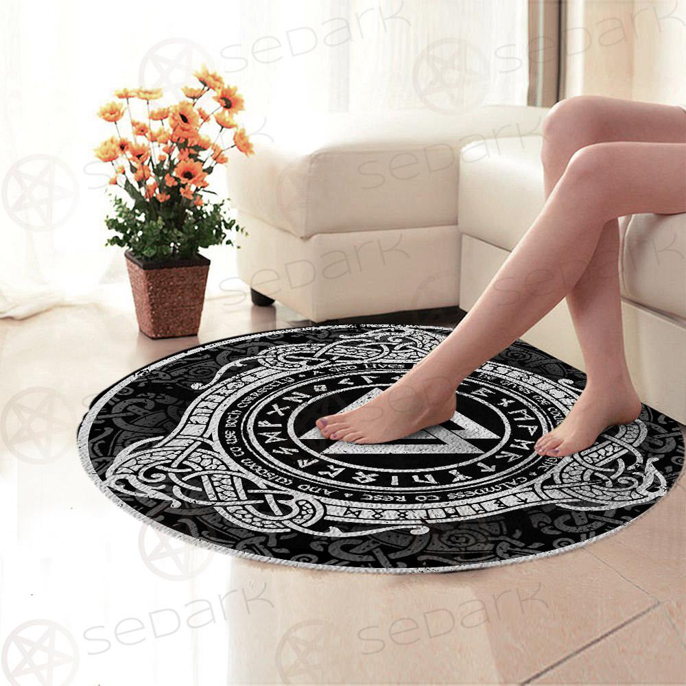 Viking A God Lives In Me SED-0618 Round Carpet