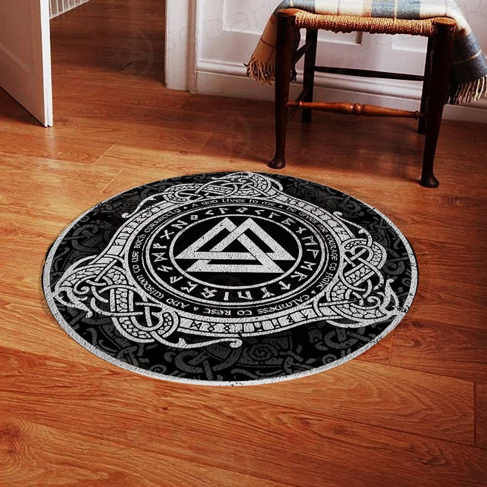 Viking A God Lives In Me SED-0618 Round Carpet