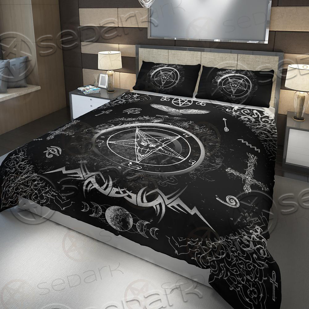Sigil Of Baphomet Inverted Cross SED-0619 Bed set