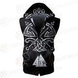 Celtic Axes SED-0622 Zip Sleeveless Hoodie