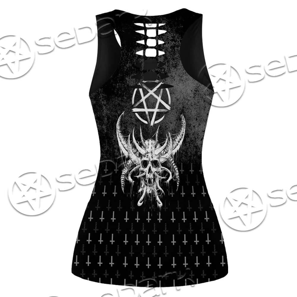 Satanic Skull Smile SED-0648 Women Tank Top