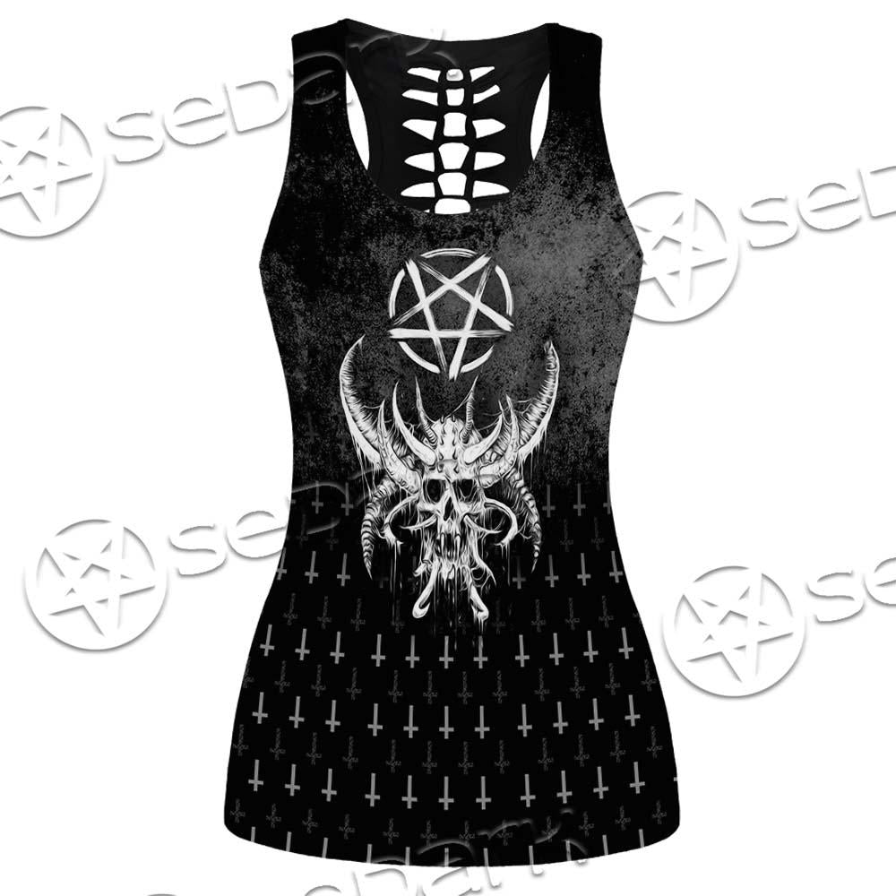 Satanic Skull Smile SED-0648 Women Tank Top