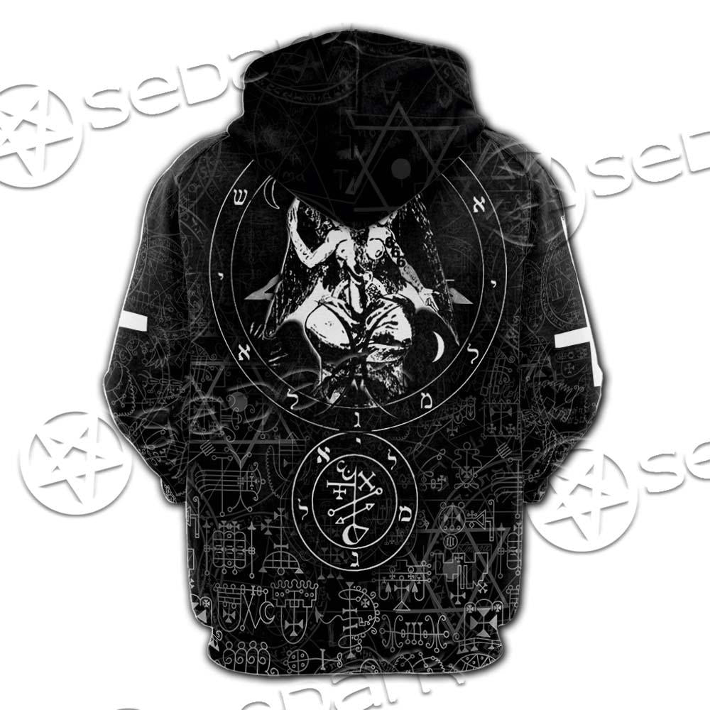 Baphomet Cross Inverted SED-0661 Hoodie & Zip Hoodie Raglan