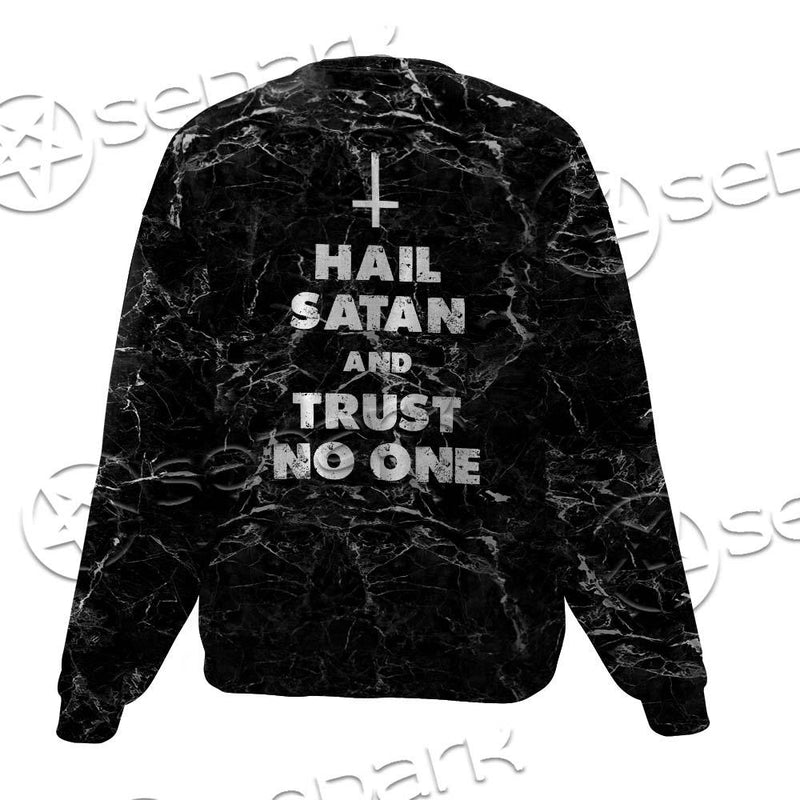 Hail Satan And Trust No One SED-0719 Unisex Sweatshirt