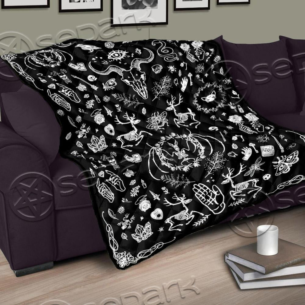 Gothic Witchy Witchcraft SED-0741 Quilt