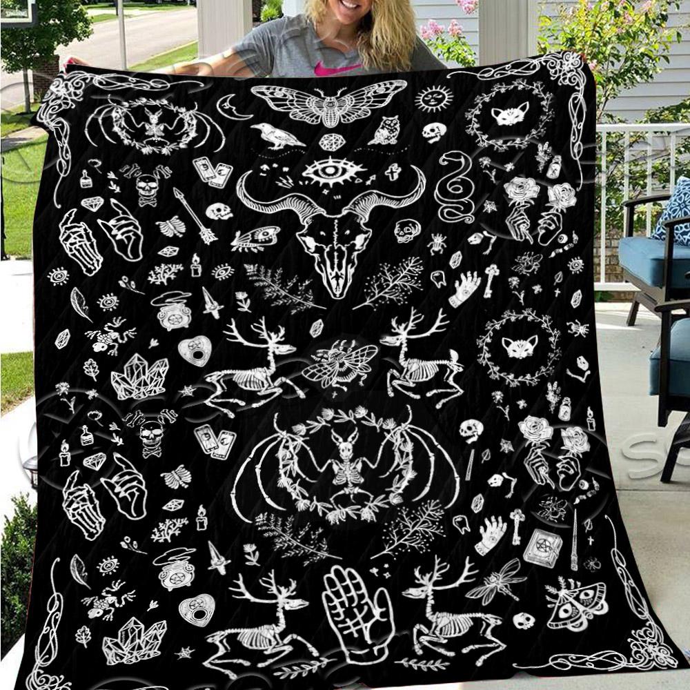 Gothic Witchy Witchcraft SED-0741 Quilt