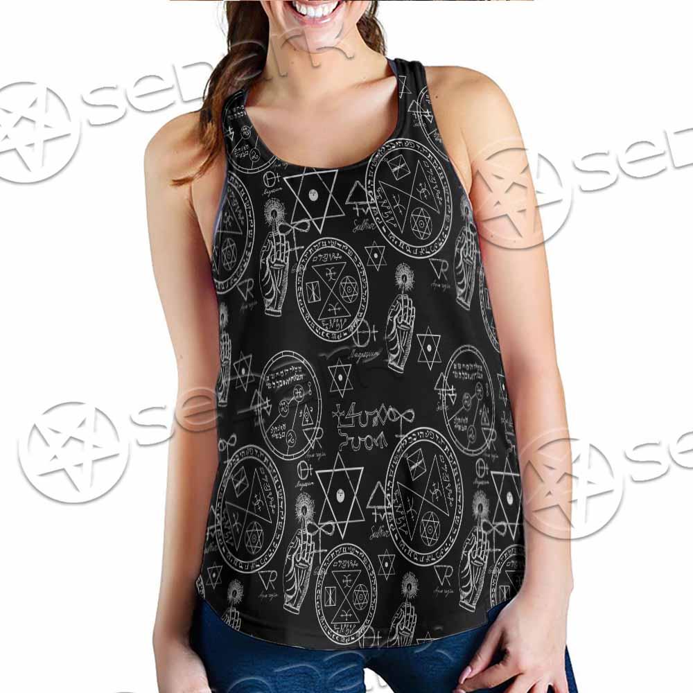 Gothic Witchy Occult SED-0747 Women Tank Top