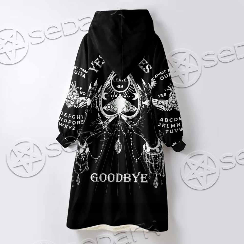 Gothic Ouija SED-0748 Oversized Sherpa Blanket Hoodie